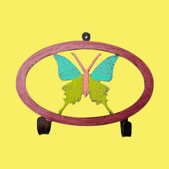 Gancho con forma de mariposa, llavero, soporte para adolescentes, hippie, funcional para venta al por mayor de Whimsies