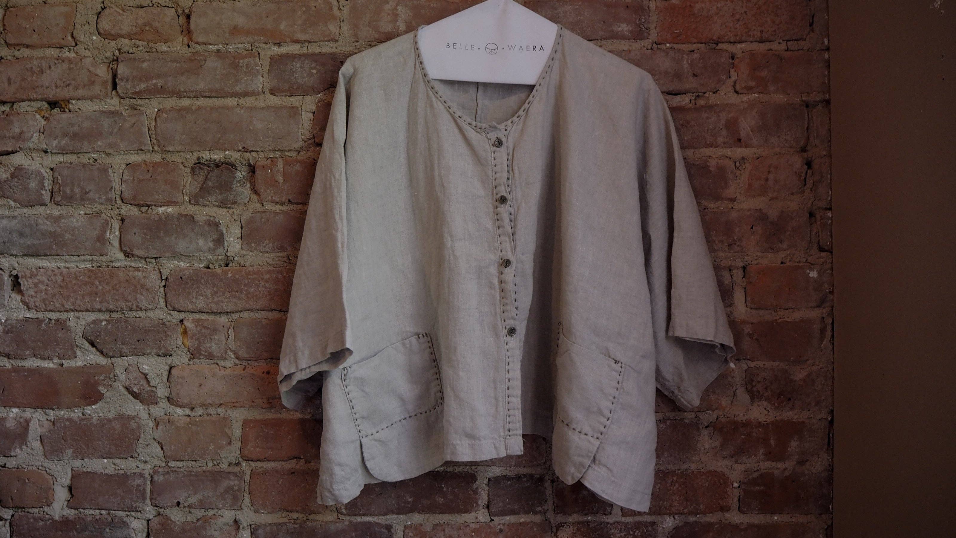 Belle Waera - Wholesale Button Down Shirt - Women's - Artisan wing shirt | LES017