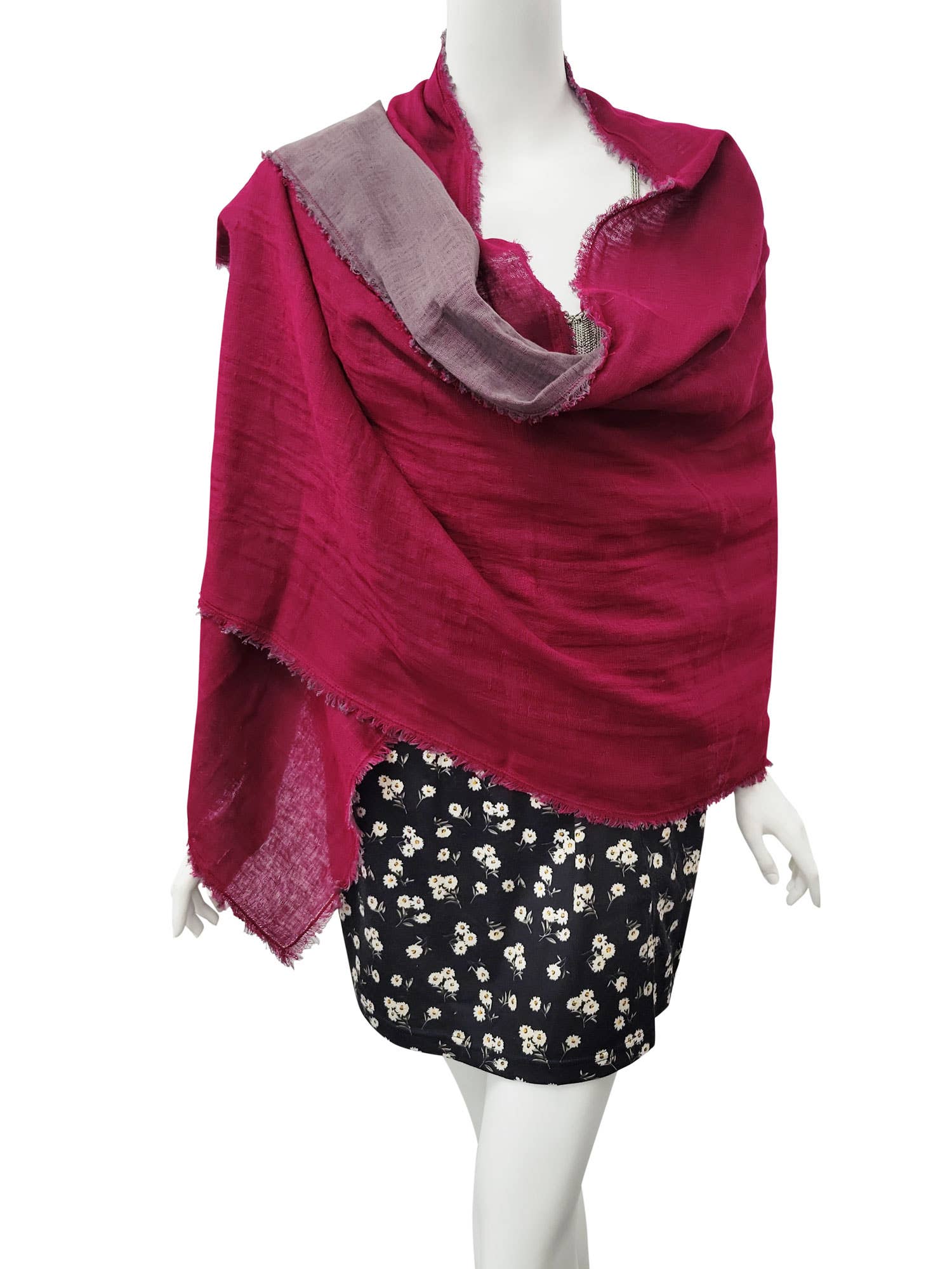 Raj Trading & Imports (USA) Inc. - Wholesale Scarf - Women's - Gina Reversible Scarf Shawl3