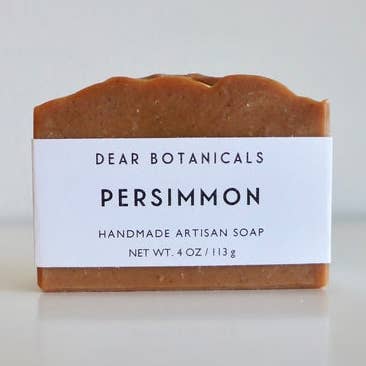 Persimmon Soap for wholesale by Dear Botanicals