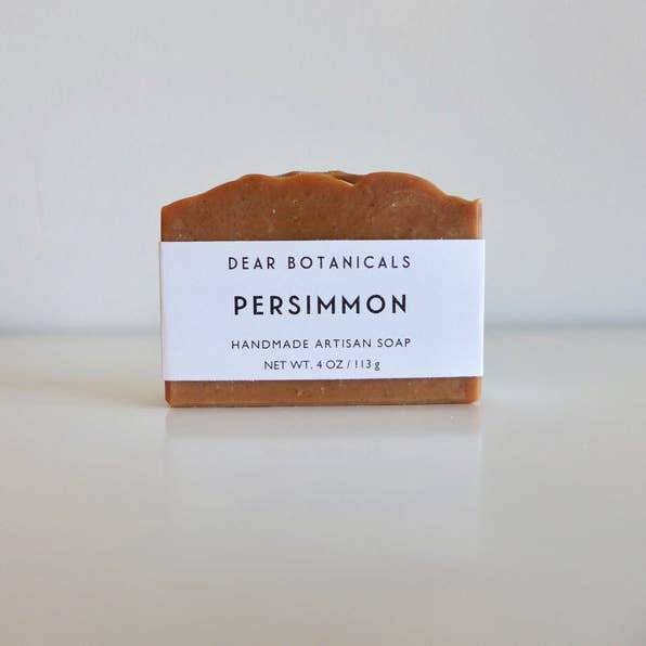 Persimmon zeep voor wholesale door Dear Botanicals
