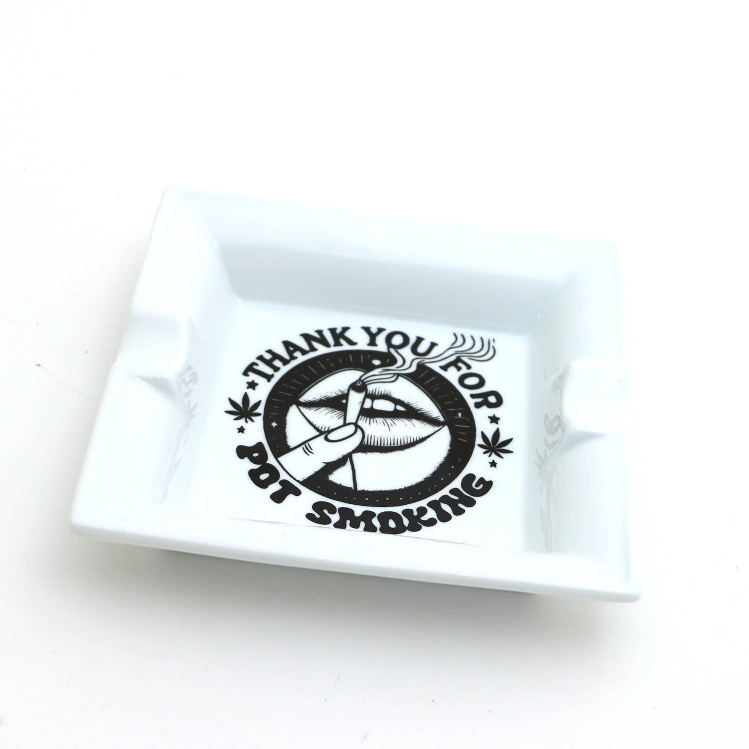 Lenny Mud - Wholesale Ashtray - Thank You For Pot Smoking Ceramic Ashtray, Gift for smoker3
