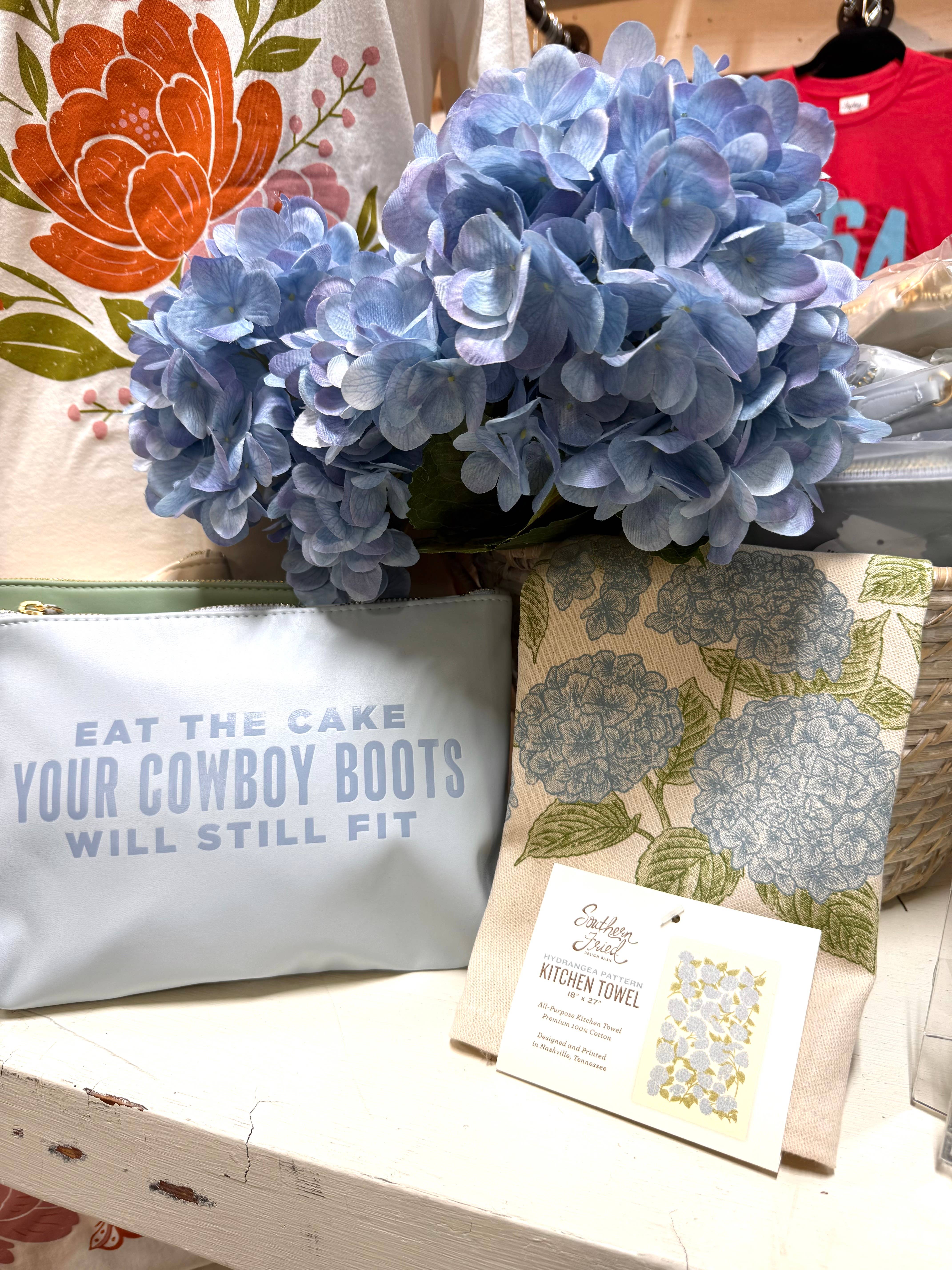 SOUTHERN FRIED DESIGN BARN - Wholesale Pouch - Women's - Eat The Cake Your Cowboy Boots... Catch All Pouch  4