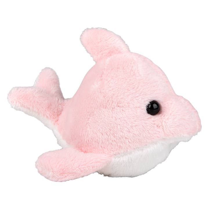 The Toy Network - Wholesale Stuffed/Plush Toy - Kids & Baby - 3.5" MIGHTY MIGHTS PINK DOLPHIN1