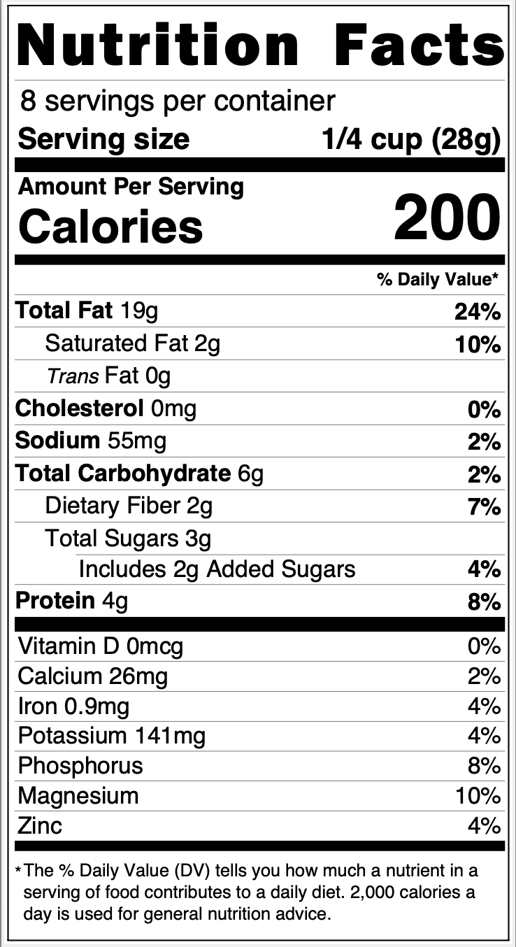 Tenderlyrooted - Wholesale Nuts - 8 oz Toasted Vanilla Bag3