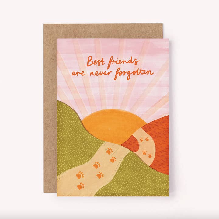 Lauren Sissons Studio - Wholesale Sympathy Card - Pet Loss Sympathy Greeting Card - Dog Cat Loss | Condolences