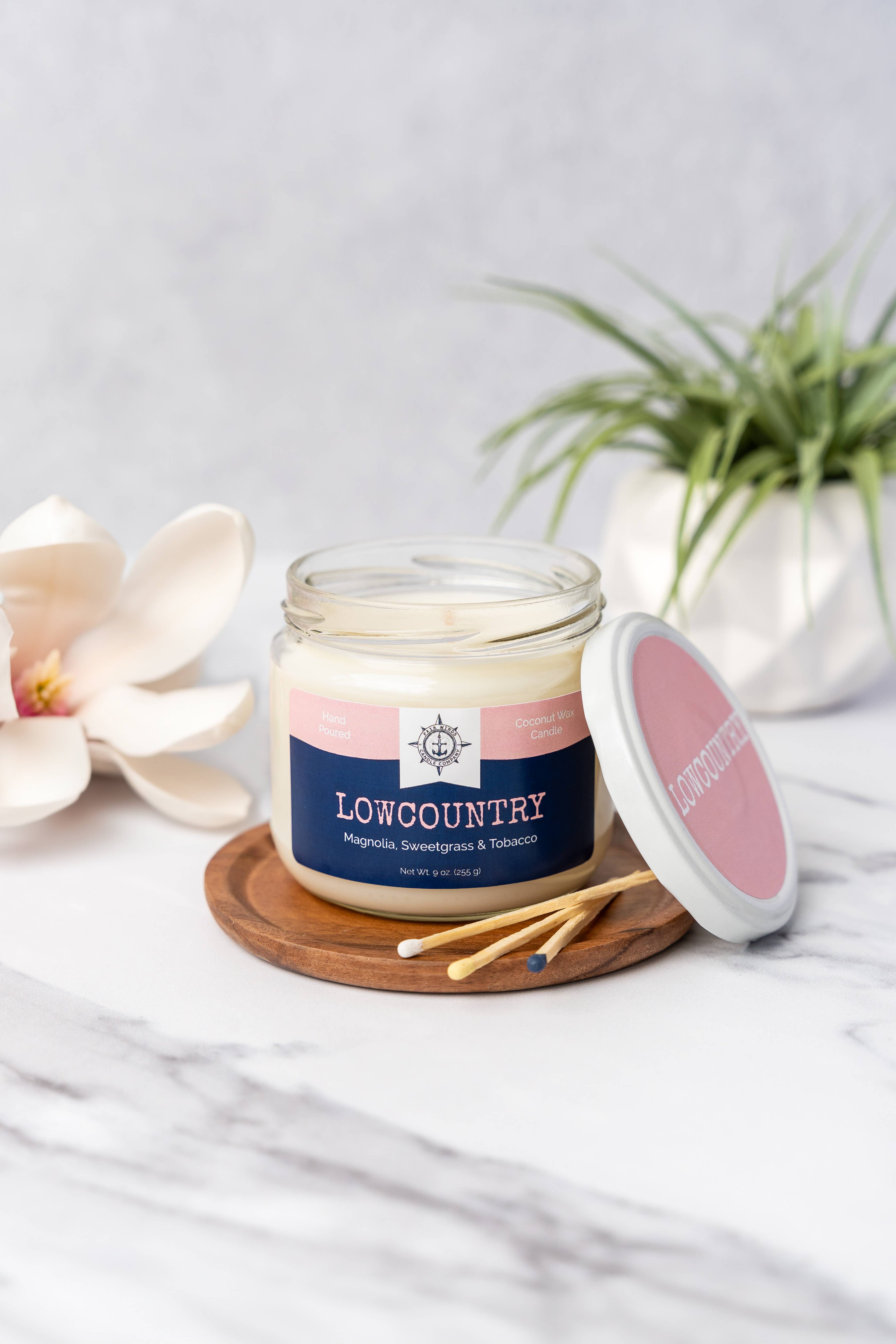 Fair Winds Candle Company - Wholesale Jar/Filled Candle - LOWCOUNTRY standard candle3