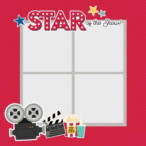 Simple Stories - Wholesale Scrapbook - Say Cheese Tinseltown Simple Pages Page Pieces2