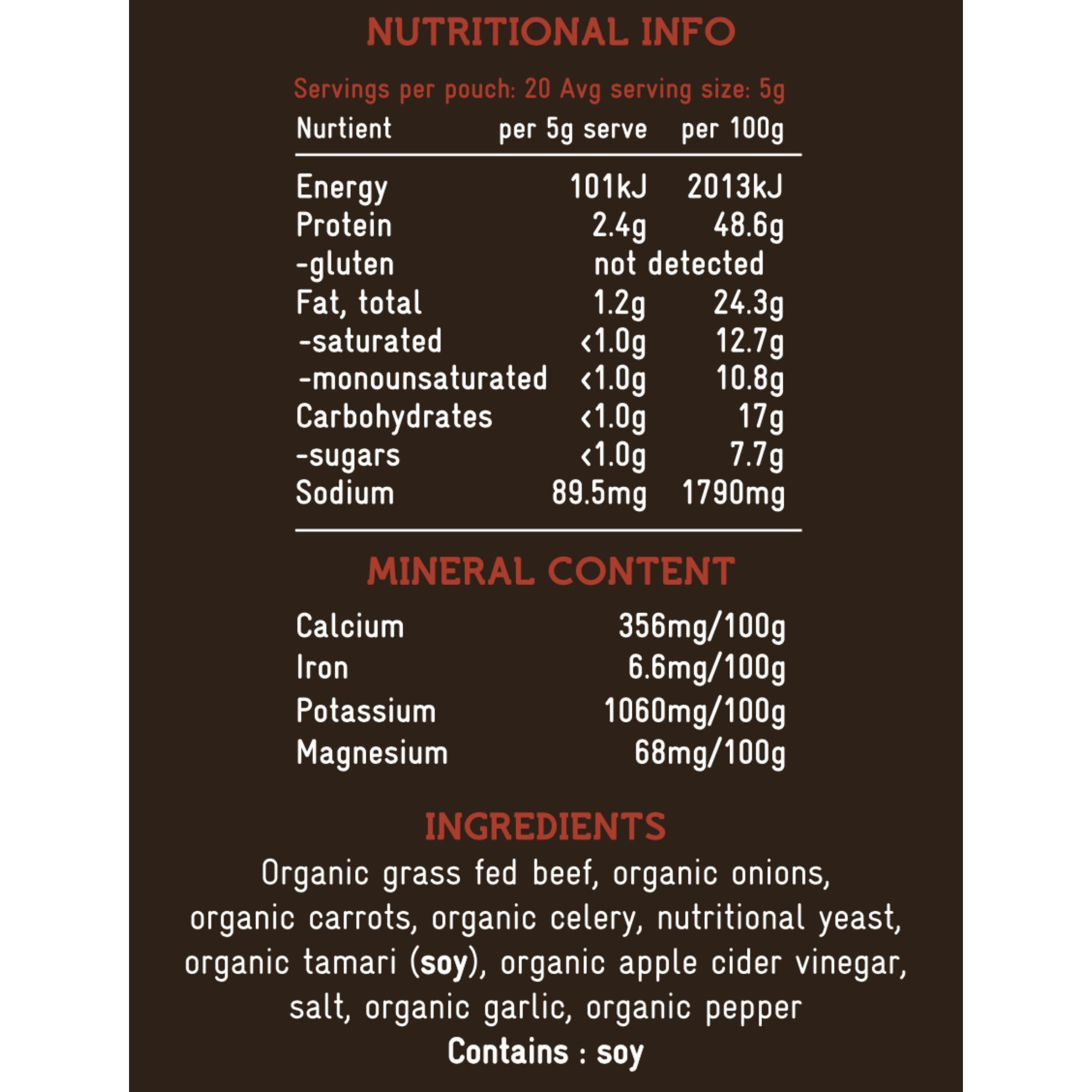 Broth of Life – wholesale Broth – Beef Bone Broth Freeze-Dried (organic)1