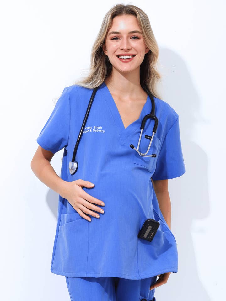 Alina Mae Maternity - Wholesale Healthcare Uniform - Women's - Maternity Scrubs Shirt for Pregnancy19