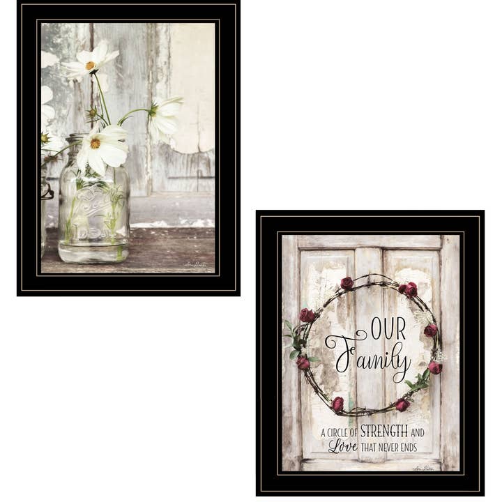 "Our Family Blossoms" 2-Piece Vignette by Lori Deiter for wholesale by Trendy Decor 4U