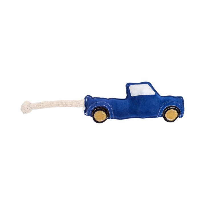 Jojo Modern Pets - Wholesale Pet Chew Toy - Dog - Blue Pickup Truck Dog Toy – Crafted From Vegan Leather!