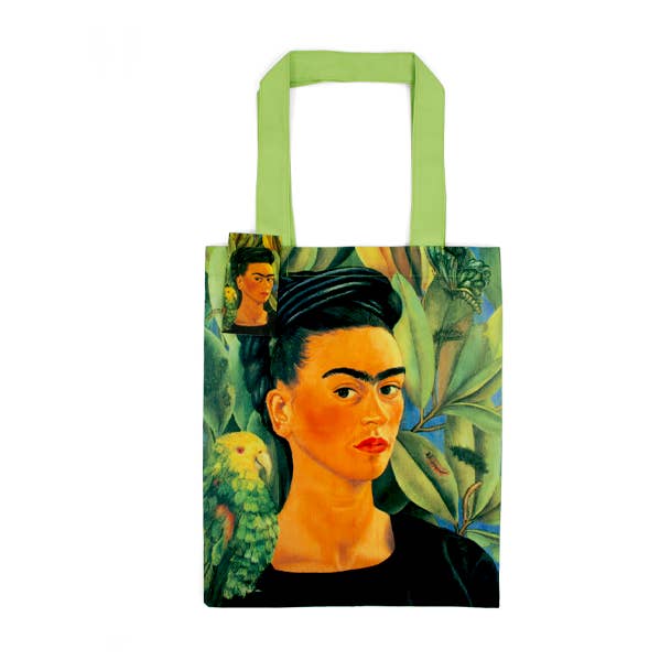 Frida Kahlo luksusforet bomuldstaske – Selvportræt Bonito for engroshandel hos MUSEUM WEBSHOP