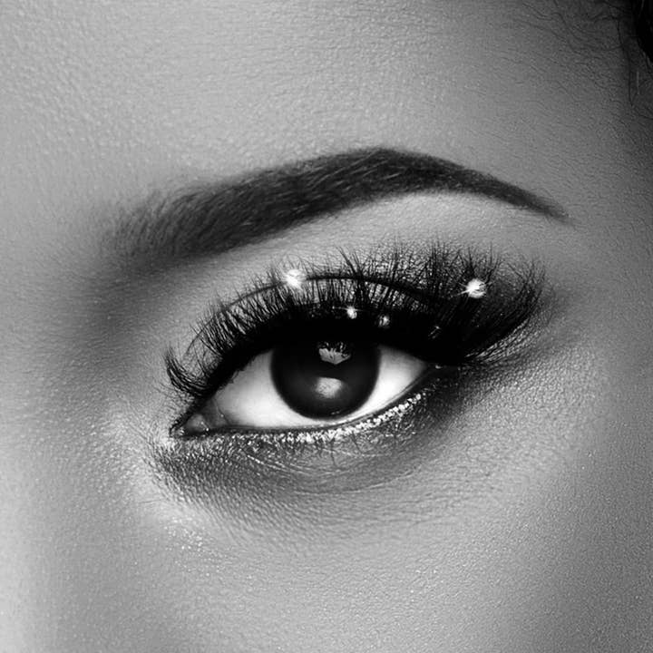 EBIN NEW YORK - Wholesale False/Fake Eyelashes - CATTITUDE 5D BEJEWELED LASHES - GOLDEN HOUR3