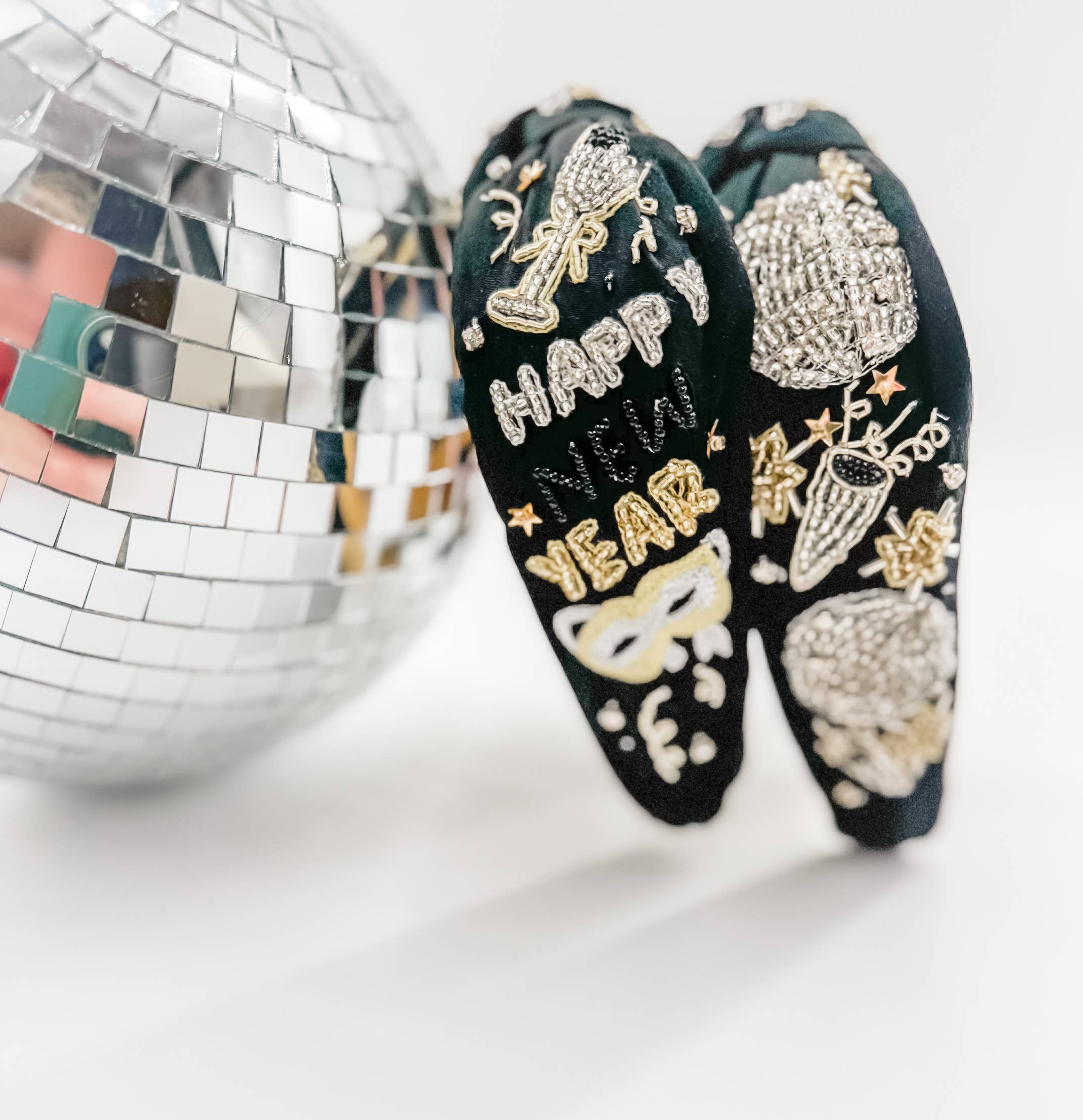 Bash - Wholesale Fashion Headband - Women's - Champagne Headband, New Years Headband, Hair Accessories