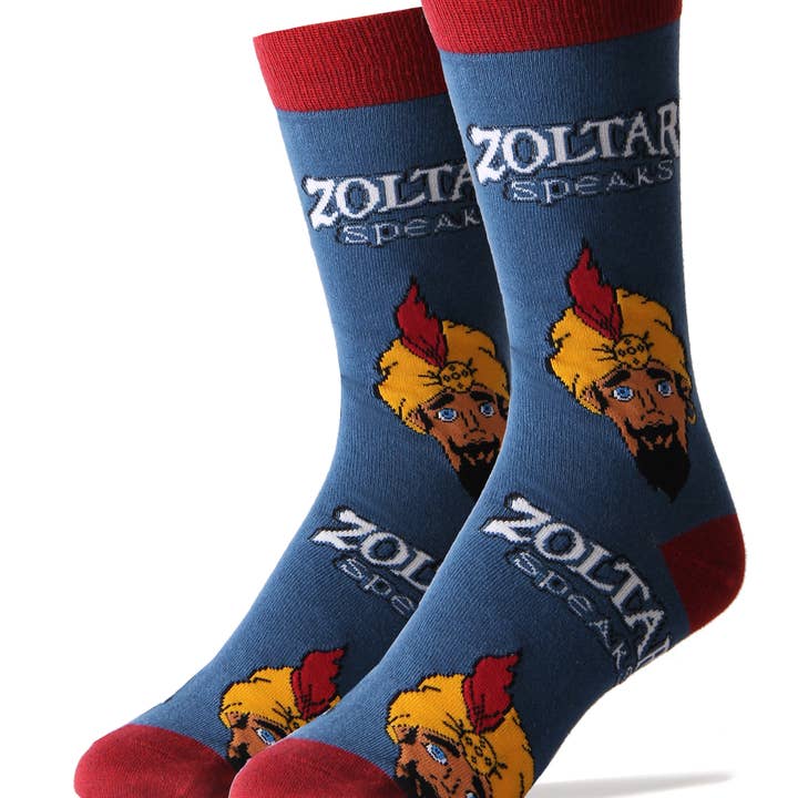 Zoltar Speaks Again | Sjove bomuldsstrømper til mænd for engroshandel hos Oooh Yeah/Sock It Up/Oooh Geez Slippers