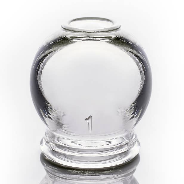 Nature’s Blends – Großhandel Body-Cupping-Sets – Schröpfbecher aus Feuerglas (Größe 5-3,5 cm)0