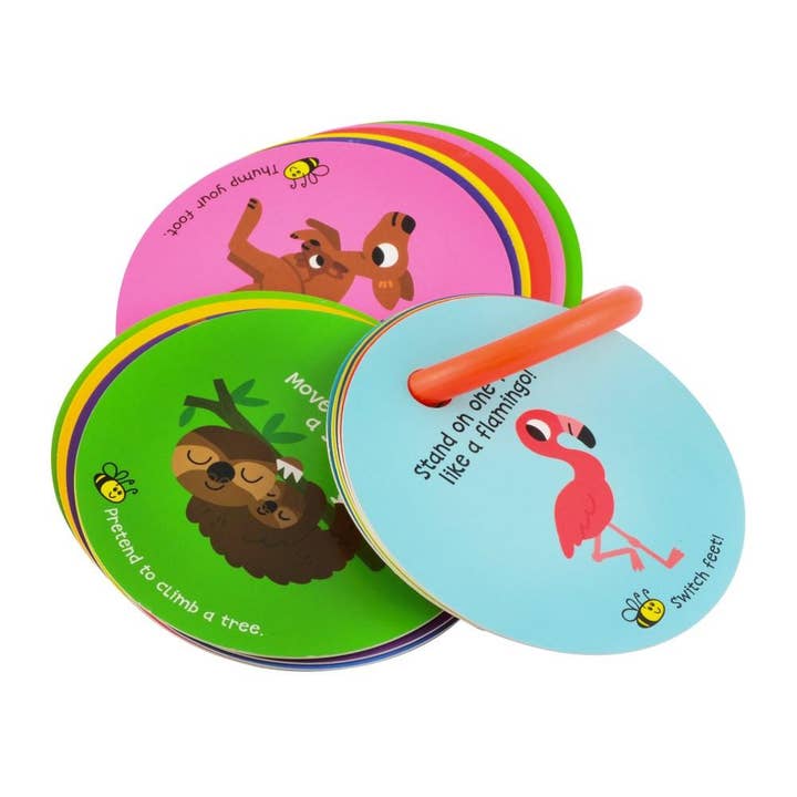 Mollybee Kids - Wholesale Learning Cards - Kids & Baby - Toddler Action Cards Animal Moves and Sounds3