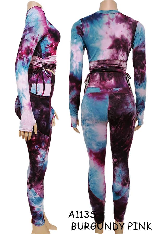 SSImport - Wholesale Activewear Set - Women's - A113S SPORTS YOGA POCKET LEGGINGS TOPS SETS MIX SIZES 12PCS13