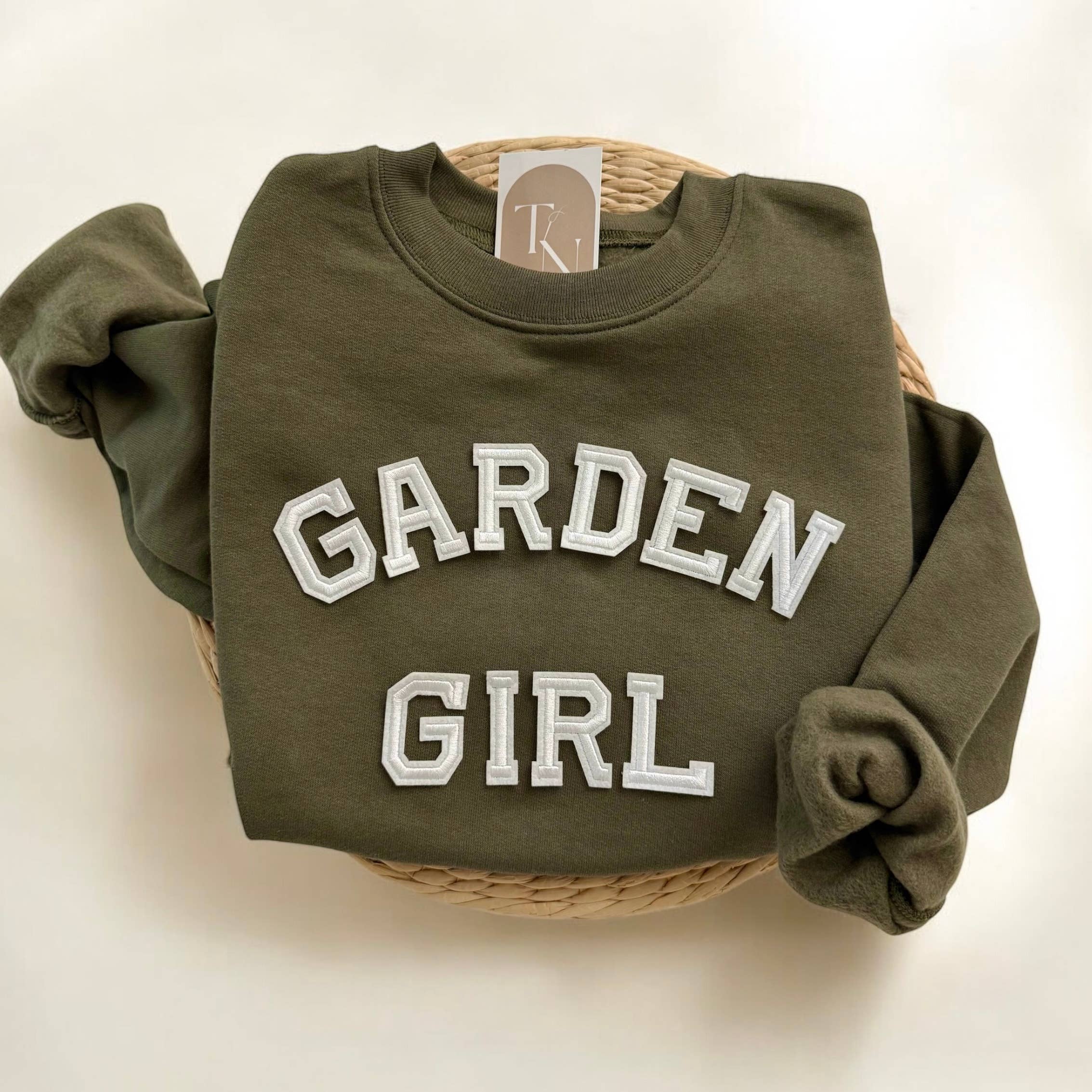 Threads And Needles, INC. - Wholesale Sweatshirt - Unisex - GARDEN GIRL Sweatshirt, Plant Lovers Gift
0