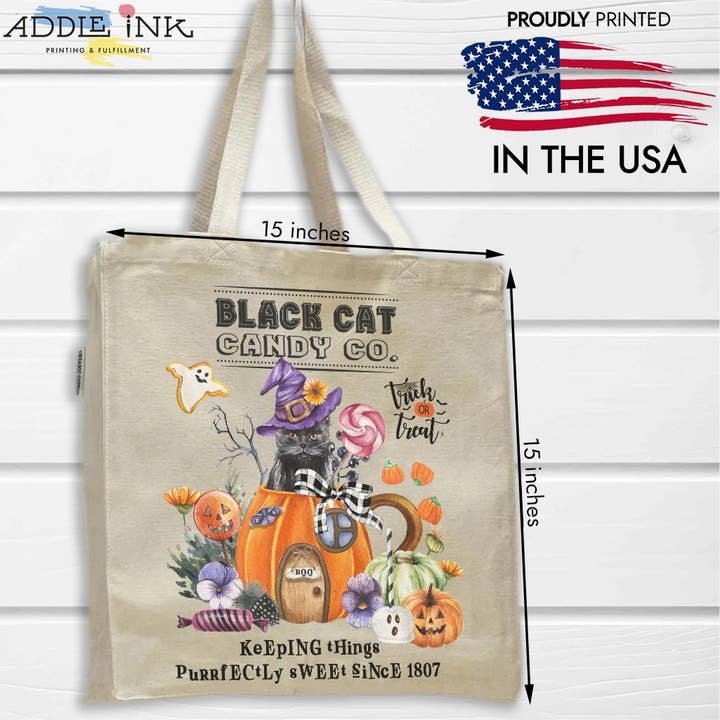 Bolsa Black Cat Candy Co Trick or Treat, unisex para venta al por mayor de ADDLE iNK