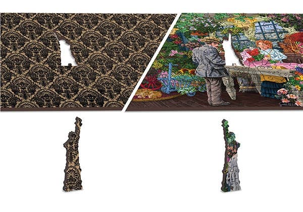 HQ Kites & Designs - Wholesale Puzzle - Adult - Wooden City Puzzle -The Florist's, Large5