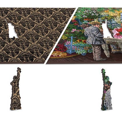 HQ Kites & Designs - Wholesale Puzzle - Adult - Wooden City Puzzle -The Florist's, Large5