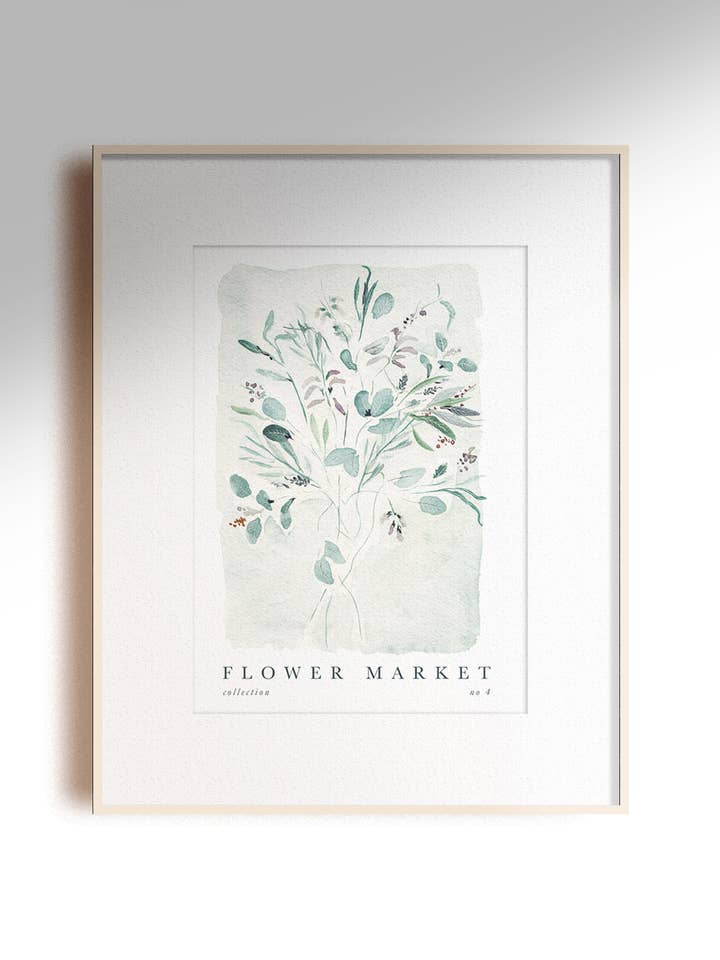 ”Flower Market” No4- print för wholesale av Lucrecia Caporale