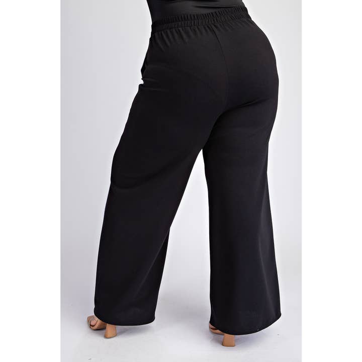 The Curve LA - Wholesale Pants - Women's - 74509-1cp PLUS SIZE SIDE-STRIPED KNIT PANTS WITH POCKETS7