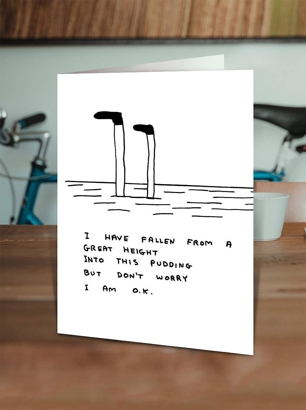 David Shrigley x Brainbox Candy – Großhandel Grußkarten für den Alltag – Lustige Grußkarte von David Shrigley - Pudding4