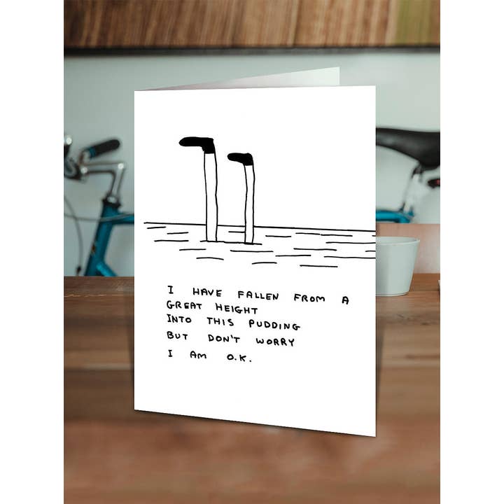 David Shrigley x Brainbox Candy - Vente Carte de vœux classique - Carte de vœux amusante par David Shrigley - Pudding4