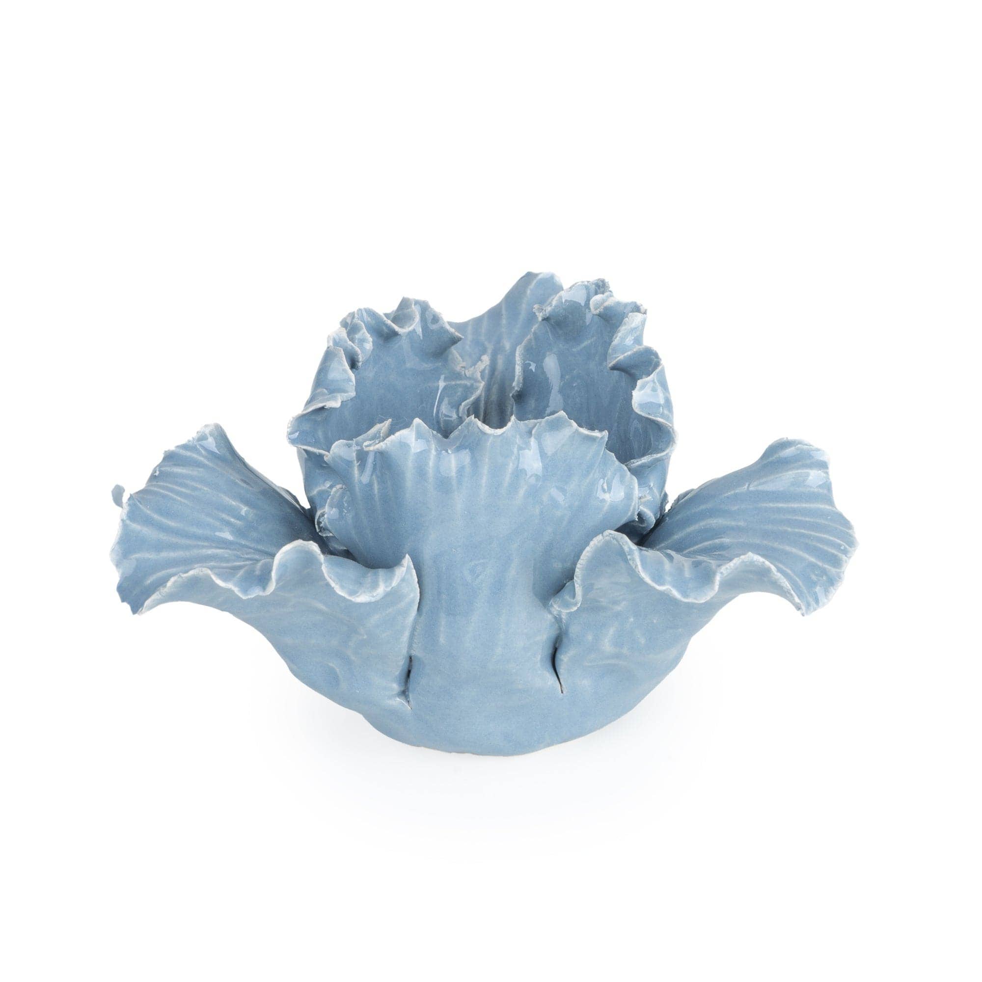 Candlelight Products Ltd – wholesale Candle holder – Flower Shaped Tealight Holder - Blue 6PK3