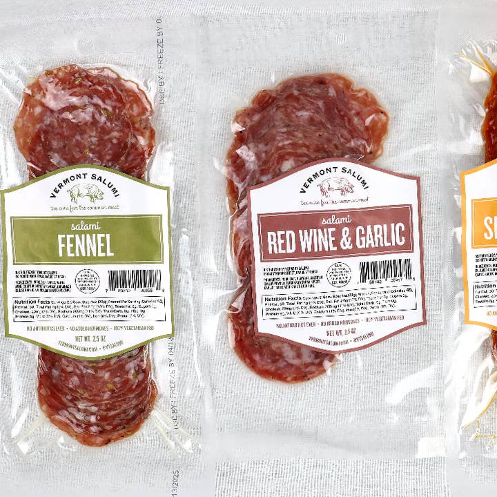 Vermont Salumi - Wholesale Salami - Fennel Sliced Salami1