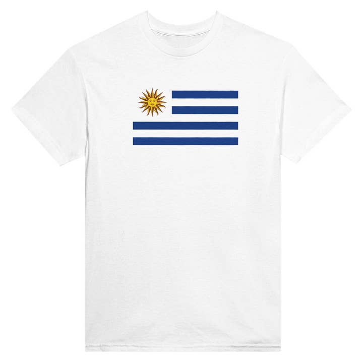 Pixelforma – wholesale Screen printed t-shirt – unisex – Uruguay flag T-shirt