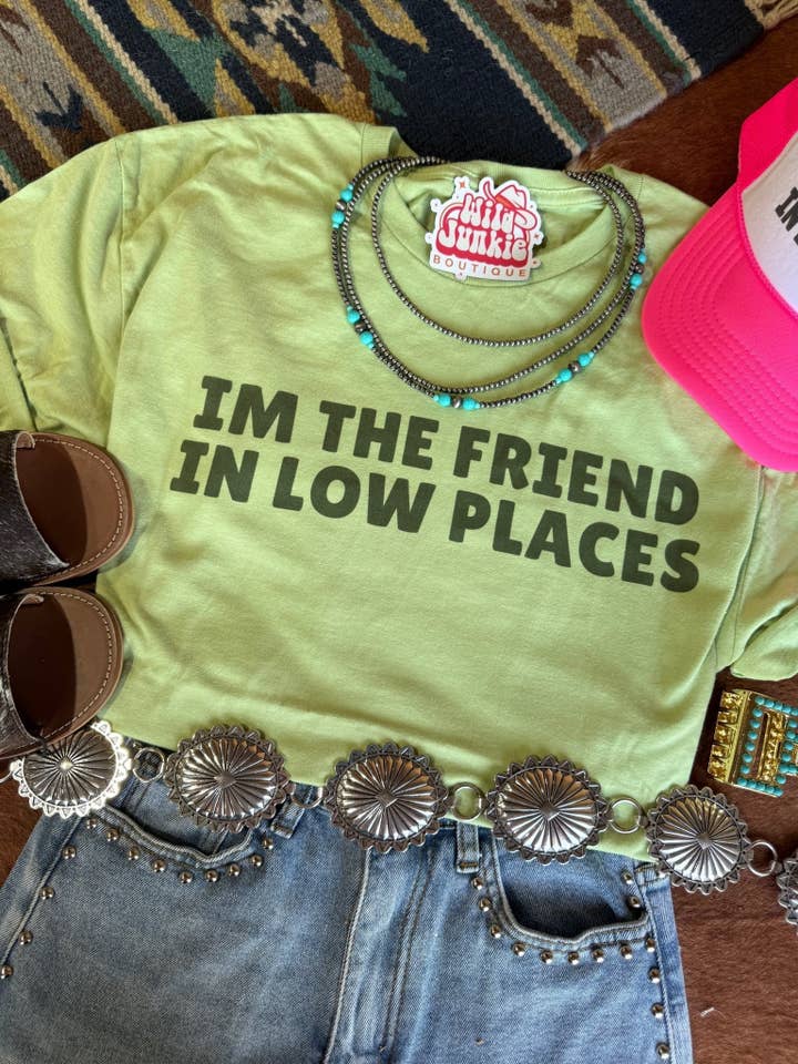 The Friend In Low Places Graphic Tee for wholesale by Wild Junkie