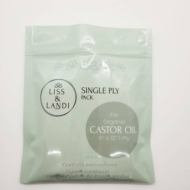 LISS & LANDI - Wholesale Cotton Pad - Cloth for Organic Castor Oil - Single Ply PUL Pack0
