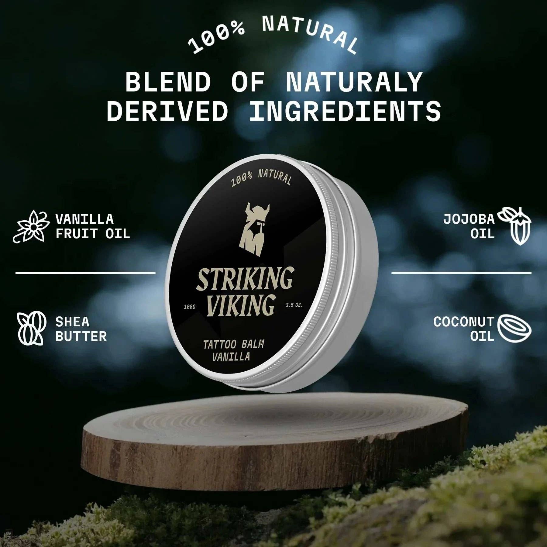 Striking Viking - Wholesale Tattoo Ointment/Care - Tattoo Balm - Vanilla7