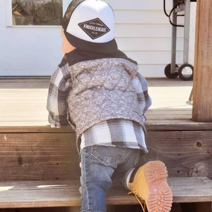 Black Hat for Infant | Blake Infant Beach Summer Trucker Hat for wholesale on Faire6