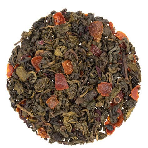 Pomegranate Hibiscus Green Tea for wholesale by The Tea Shoppe