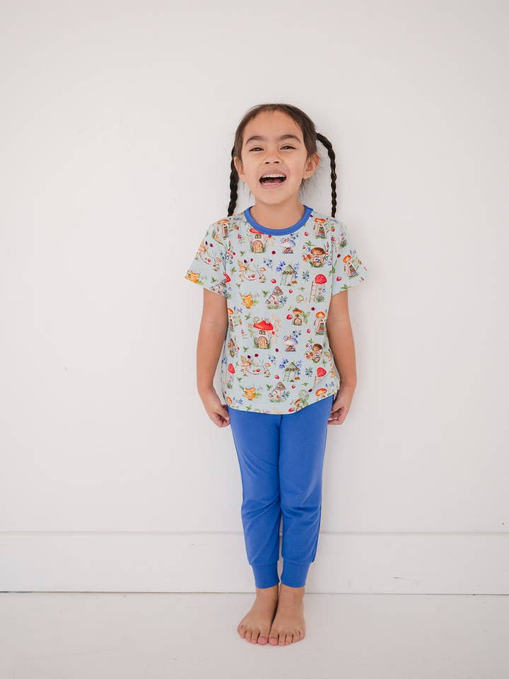Ploom Baby - Wholesale Lounge Sweatpants/Joggers - Kids - Ploom Jogger - Blueberry - Luxe Bamboo