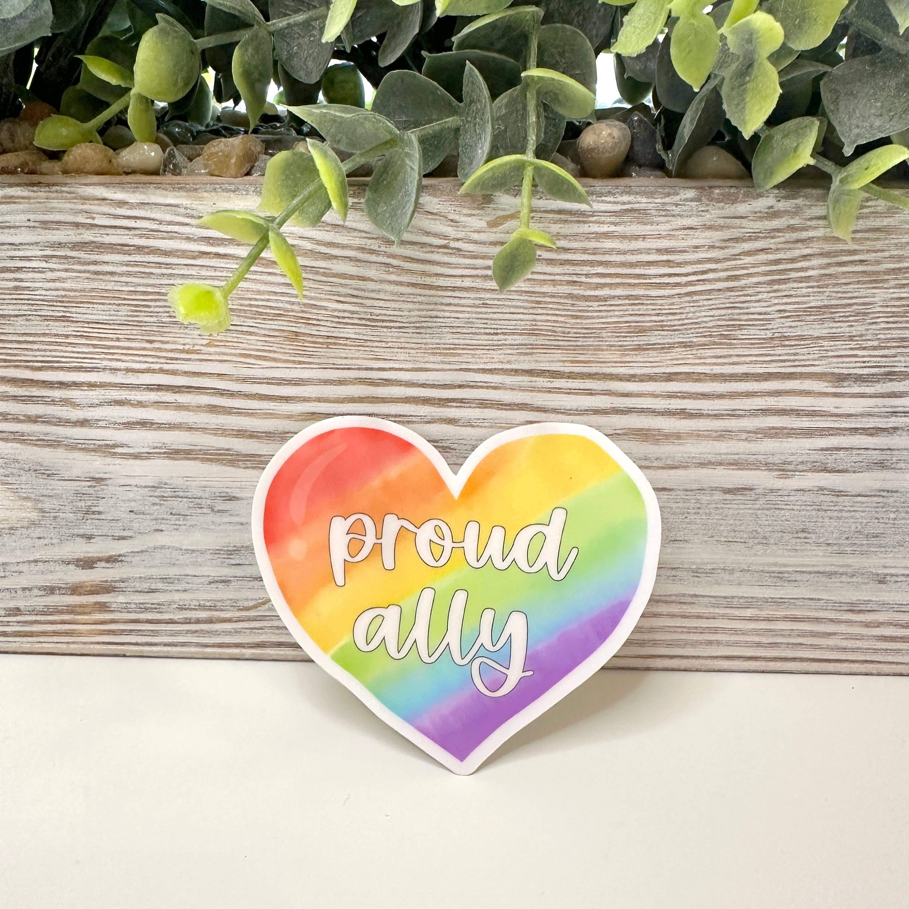 Alyssa Mae Crafts - Wholesale Sticker - Proud Ally Sticker2