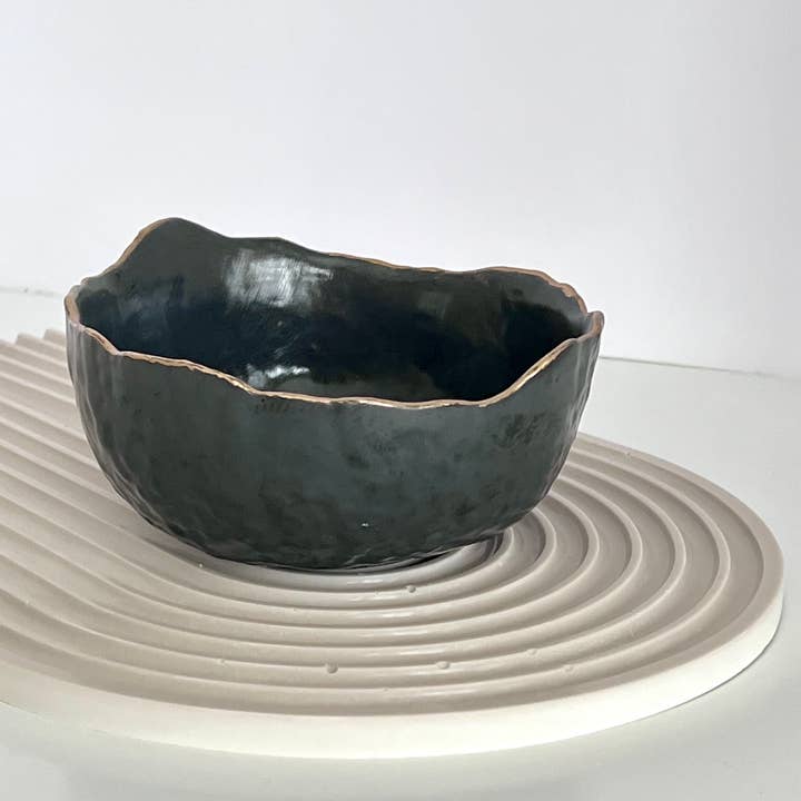 Kenley Boutique - Wholesale Candle holder - Concrete Bowl minimal concrete Bowl Candle Vessel -8.5oz5