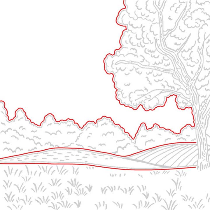 Placa de Capa de Construtor de Cena de Campos de Casa de Campo - Honey Cuts - Cortantes Coordenados por atacado de Honey Bee Stamps