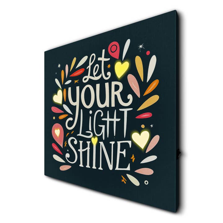Lighted Wall Decor - Light Shine for wholesale by Life & Apples