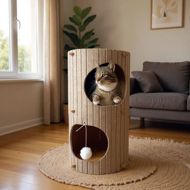 Althea Living - Wholesale Pet Bed - Cat - Mediterranean Felt House3