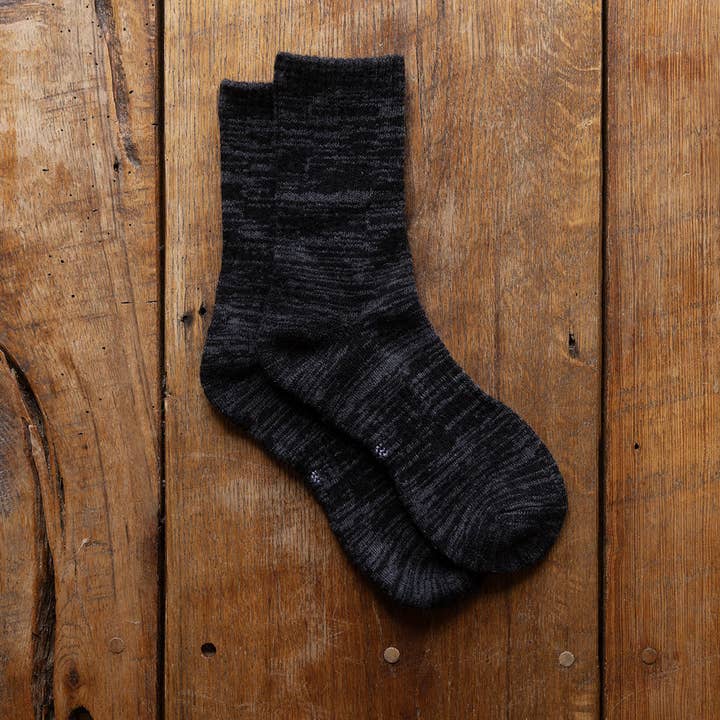 Camp Sock 3.0 - Charcoal Marl for wholesale by Green Cove Collective