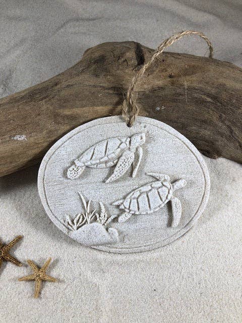 The Sand Store by Creative Artworks, Inc. - Wholesale Ornament - Turtles Swimming   Sand Ornament1