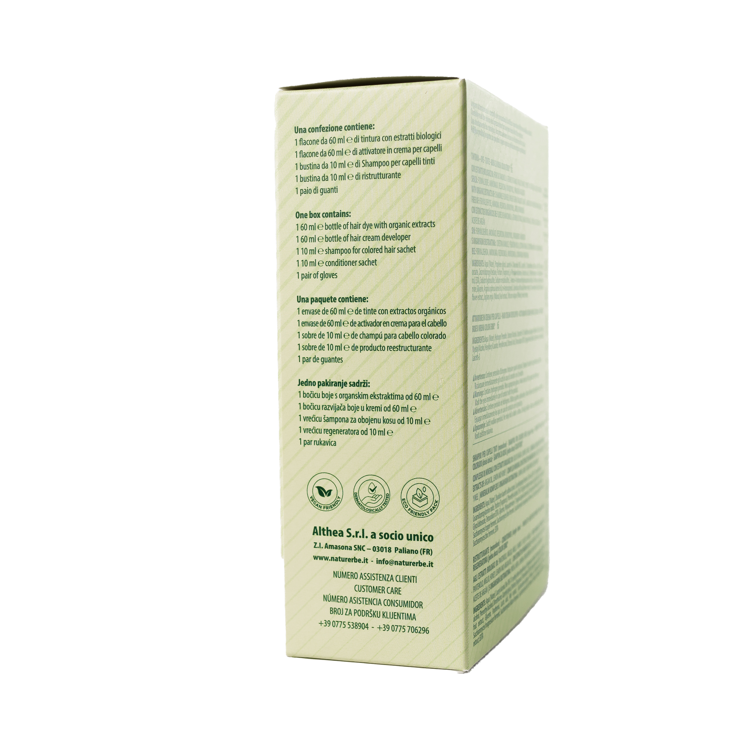 COLOR ERBE - Wholesale Haarverf - Color Erbe biologische haarkleur chestnut (4.0) - Made in Italy5