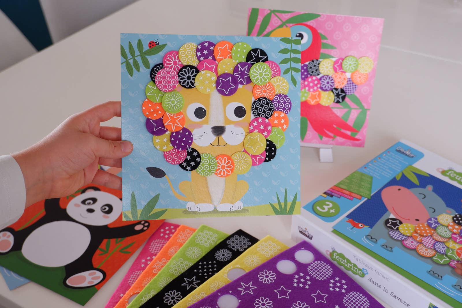 Créa Lign' - Wholesale DIY Craft Kit - Kids - Felt “In the Savannah”4