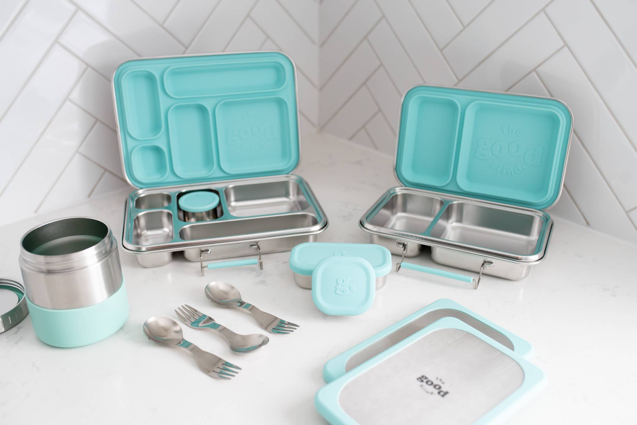 The Good Kiind - Wholesale Lunch Bag/Box - Kids - Kids Stainless Steel lunch box bento: Product Sample Box1